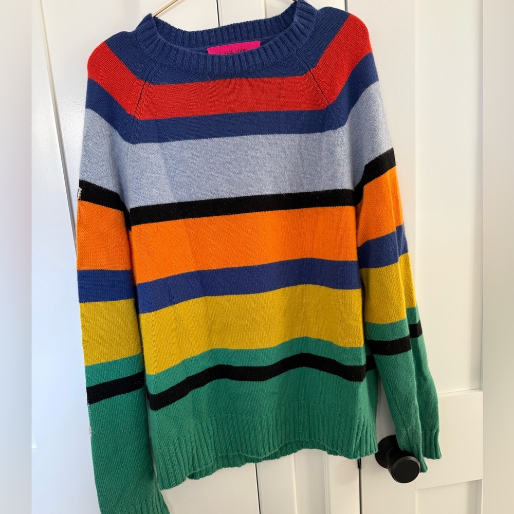 The Elder Statesman Cashmere Striped Sweater